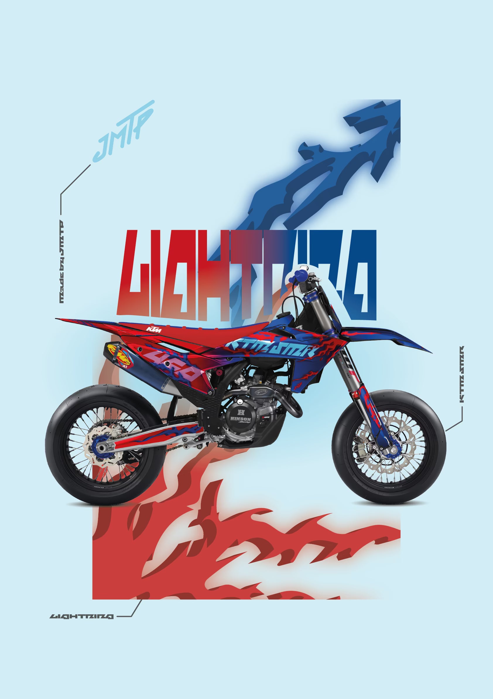Poster of decal "Lightning"