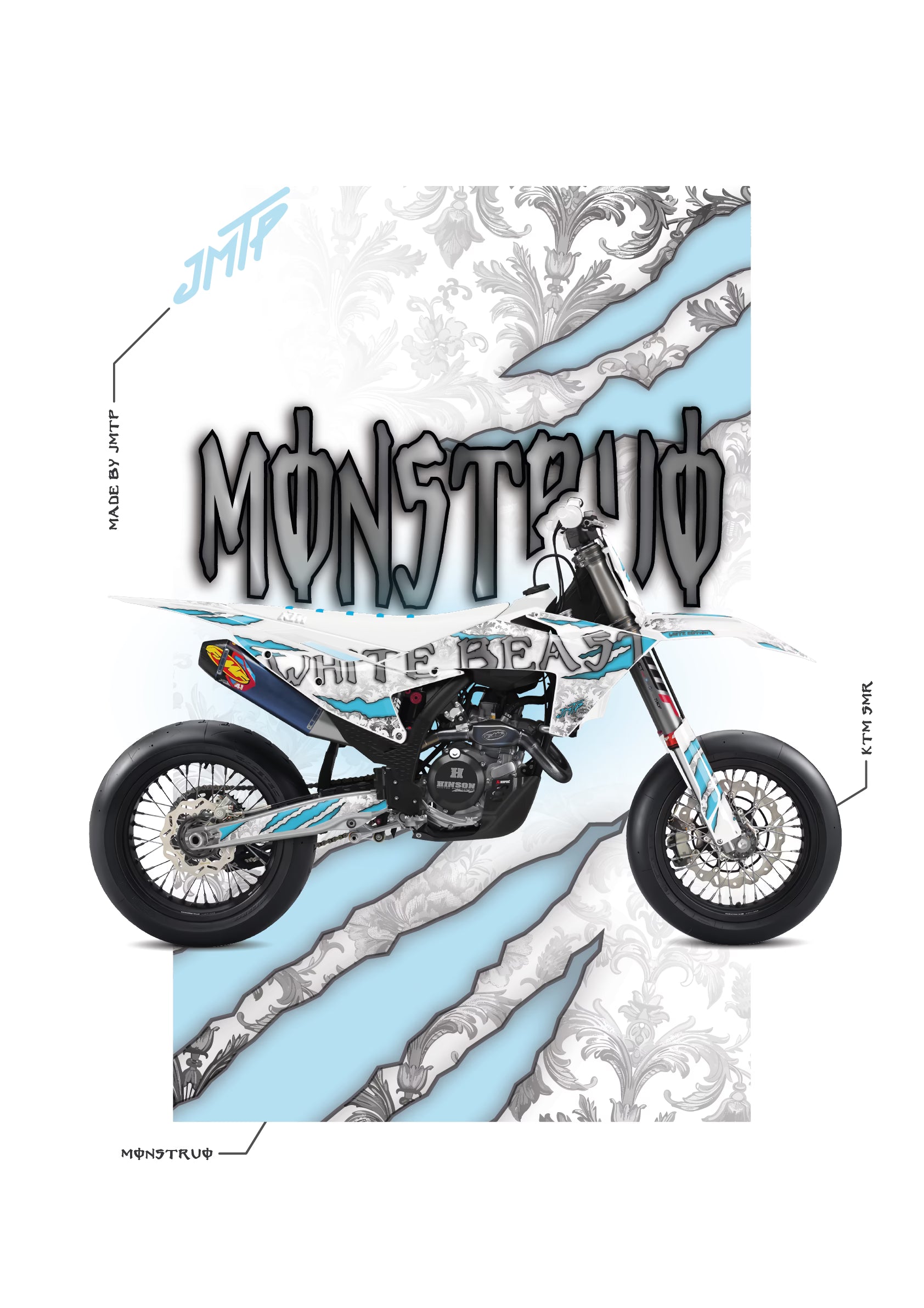 Poster of decal Monstruo