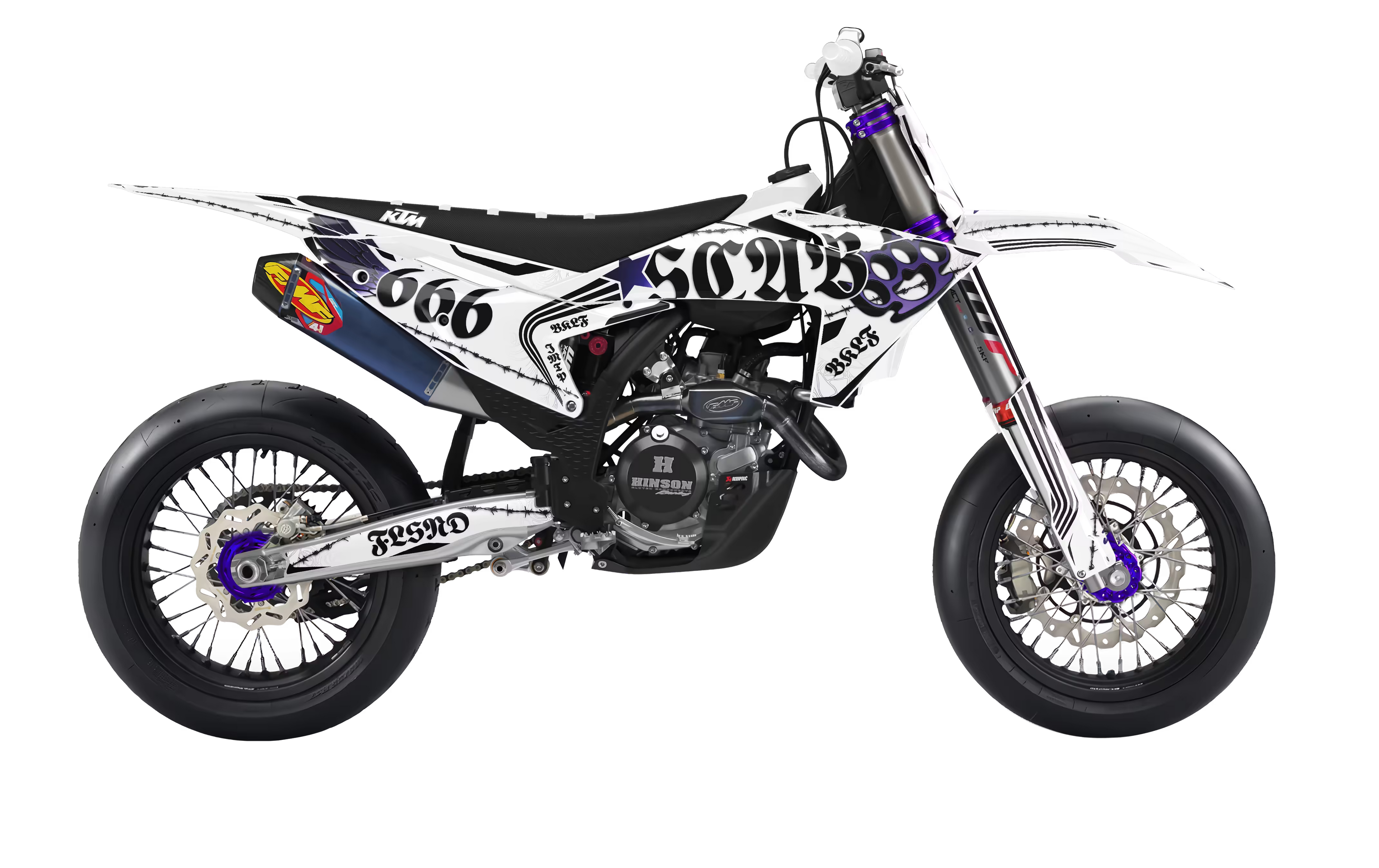 MockUp of decal "SCAB"