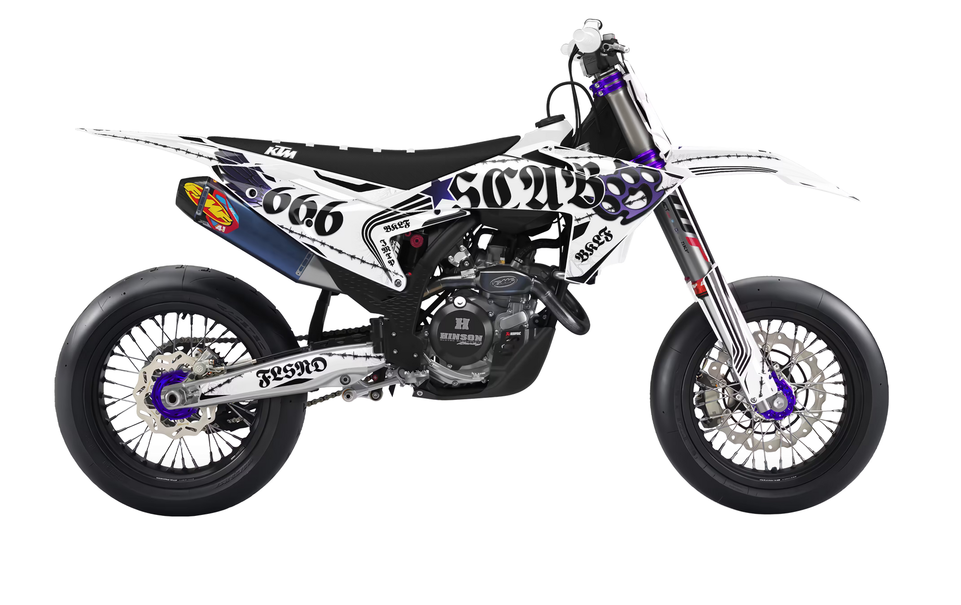 MockUp of decal "SCAB"