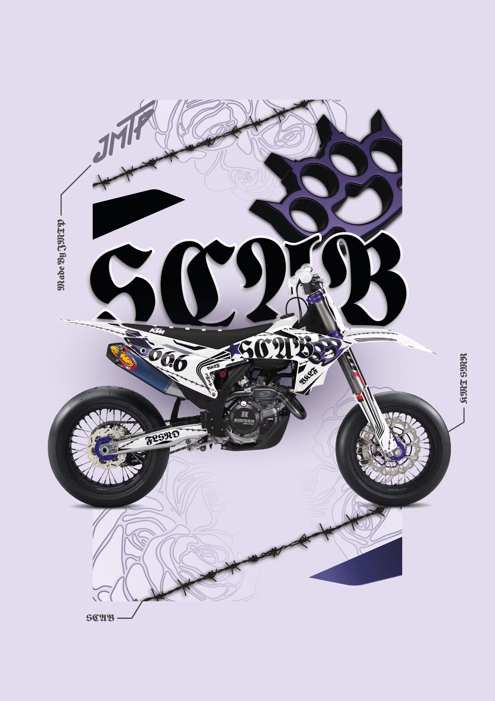 Poster of decal "SCAB"
