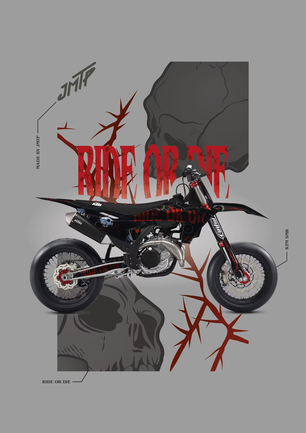 Poster of decal "Ride or Die"